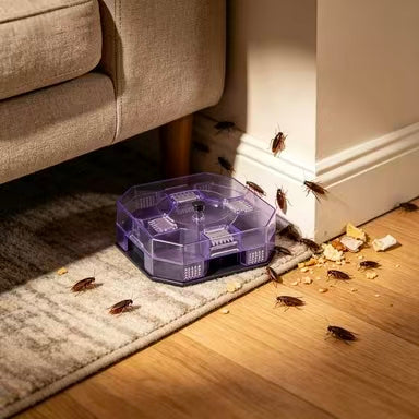 Reusable Effective Roach Trap， Non-Toxic Sticky Cockroach Catcher for Kitchen Home Indoor Pest Control
