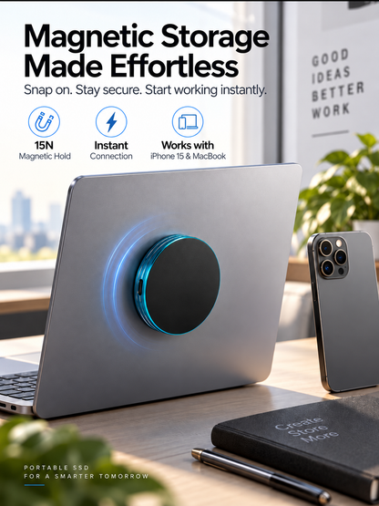 C Magnetic Portable SSD – Anti-Lost External Solid State Drive