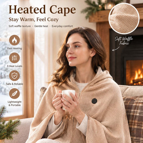 ❄️ LAST CHANCE 49% OFF Heated Wearable Blanket – Stay Warm at Your Desk Without Bulky Layers