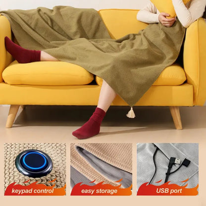 ❄️ LAST CHANCE 49% OFF Heated Wearable Blanket – Stay Warm at Your Desk Without Bulky Layers
