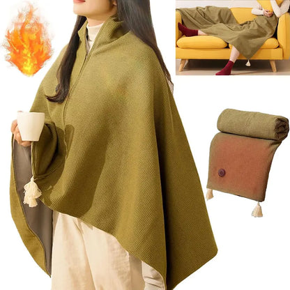 ❄️ LAST CHANCE 49% OFF Heated Wearable Blanket – Stay Warm at Your Desk Without Bulky Layers