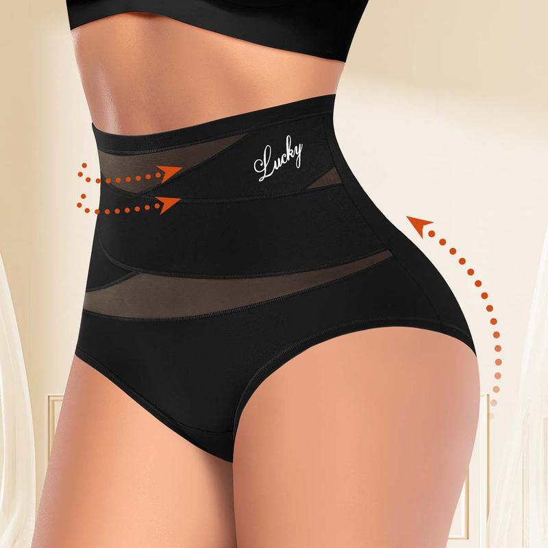 🌸Plus-Size High-Waist Cross Tummy Control Panties✨