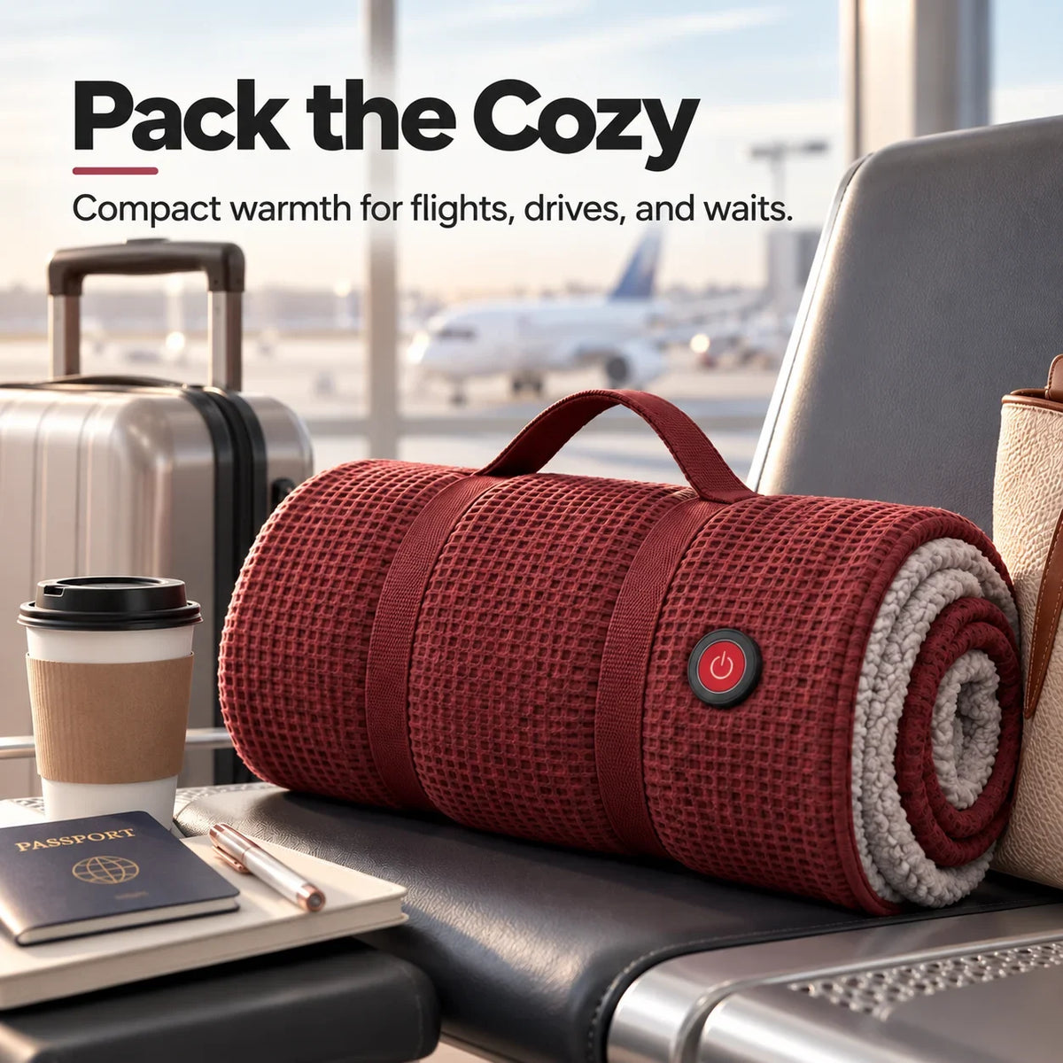 🥳2026 HOT SALE🥳💞50K+ SOLD!  48% OFF!🔥 Wearable Heated Blanket – Cozy Hands-Free Warmth