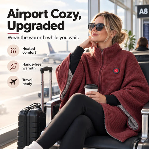🥳2026 HOT SALE🥳💞50K+ SOLD!  48% OFF!🔥 Wearable Heated Blanket – Cozy Hands-Free Warmth