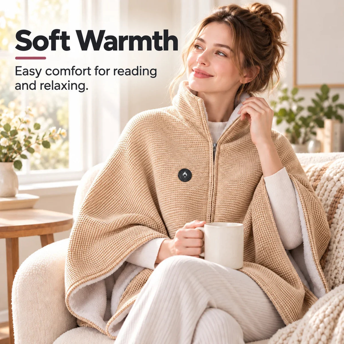 🥳2026 HOT SALE🥳💞50K+ SOLD!  48% OFF!🔥 Wearable Heated Blanket – Cozy Hands-Free Warmth