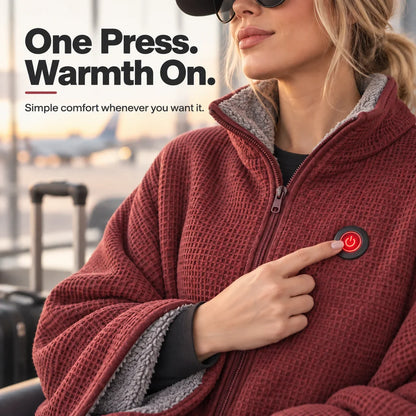 🥳2026 HOT SALE🥳💞50K+ SOLD!  48% OFF!🔥 Wearable Heated Blanket – Cozy Hands-Free Warmth