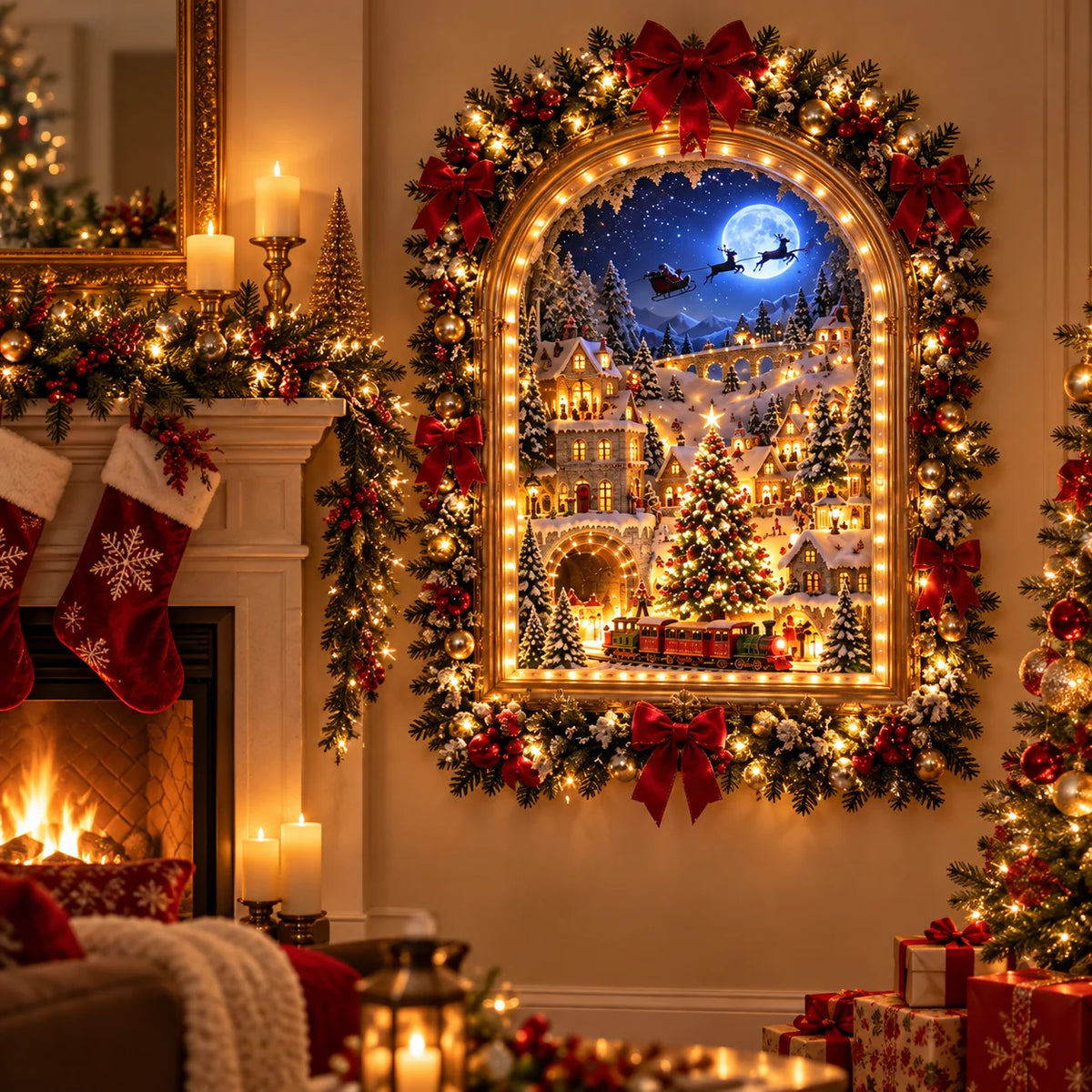 ✨ Last Day – 49% Off!✨-The Christmas Portal™ – Animated Christmas Village