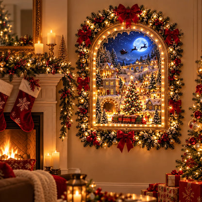 ✨ Last Day – 49% Off!✨-The Christmas Portal™ – Animated Christmas Village