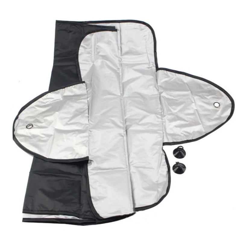 🥳2026 HOT SALE🥳💞50K+ SOLD! 🚗🌀 50% OFF! Car Windshield Cover with Suction Cups – blocks 99% UV, prevents frost & snow. Keeps car cool in summer, no scraping in winter! 🛡️✅