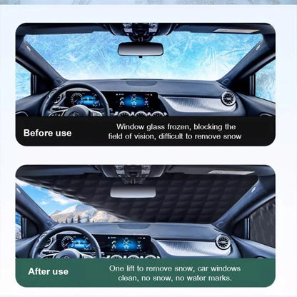 🥳2026 HOT SALE🥳💞50K+ SOLD! 🚗🌀 50% OFF! Car Windshield Cover with Suction Cups – blocks 99% UV, prevents frost & snow. Keeps car cool in summer, no scraping in winter! 🛡️✅