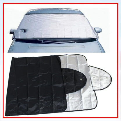 🥳2026 HOT SALE🥳💞50K+ SOLD! 🚗🌀 50% OFF! Car Windshield Cover with Suction Cups – blocks 99% UV, prevents frost & snow. Keeps car cool in summer, no scraping in winter! 🛡️✅