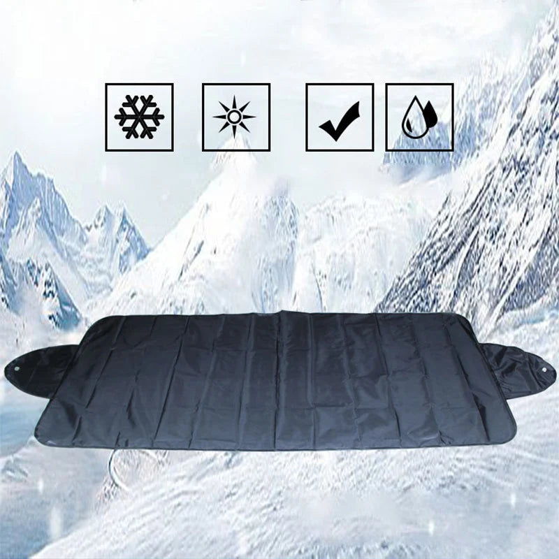 🥳2026 HOT SALE🥳💞50K+ SOLD! 🚗🌀 50% OFF! Car Windshield Cover with Suction Cups – blocks 99% UV, prevents frost & snow. Keeps car cool in summer, no scraping in winter! 🛡️✅