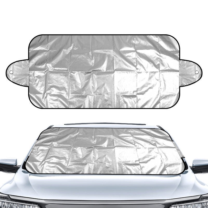 🥳2026 HOT SALE🥳💞50K+ SOLD! 🚗🌀 50% OFF! Car Windshield Cover with Suction Cups – blocks 99% UV, prevents frost & snow. Keeps car cool in summer, no scraping in winter! 🛡️✅