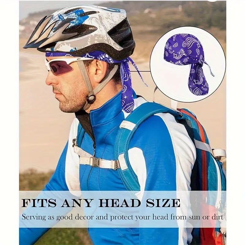 ❤️‍🔥Paisley Cooling Headscarf Cap