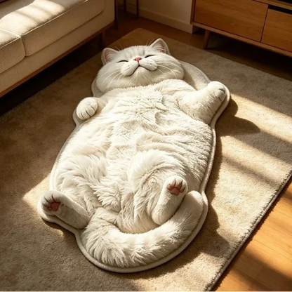 🐱🤎Chubby Tabby Cat Shaped Rug 🐱🤎