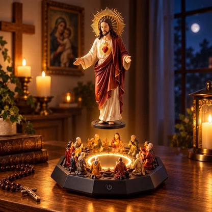 🔥last Day 45% Off🔥- Floating Christ With Led Lighting – A Symbol Of Faith That Enchants