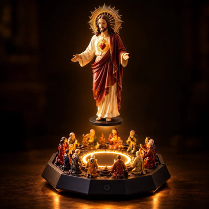 🔥last Day 45% Off🔥- Floating Christ With Led Lighting – A Symbol Of Faith That Enchants