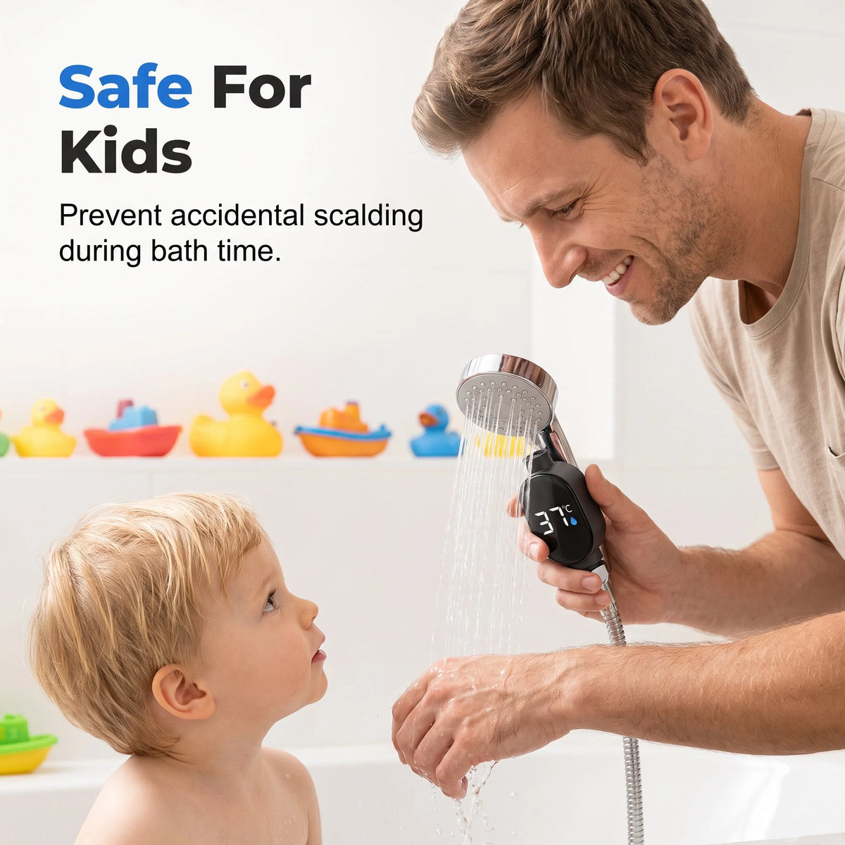 🥳2026 HOT SALE🥳💞50K+ SOLD! 🌀 48%OFF-Intelligent Led Shower Thermometer