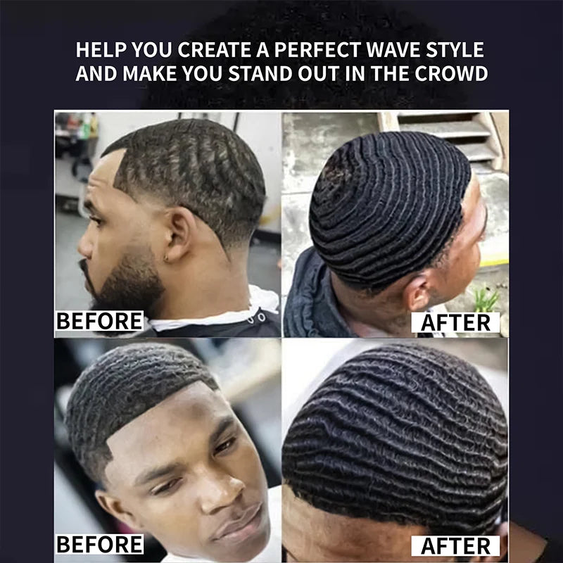 🌊💈✨Wave Pomade Medium Hold Water Based High Shine Hair Wax