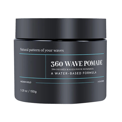 🌊💈✨Wave Pomade Medium Hold Water Based High Shine Hair Wax