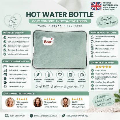 🎄Christmas Sale 48% OFF-Rechargeable Hot Water Bottles, Heat Packs, Explosion-proof Heat Pads