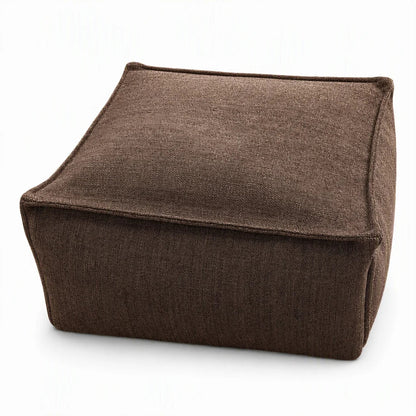 🔥Unstuffed Square Pouf Cover | Storage Ottoman Slipcover for Living Room, Bedroom & Clothes Storage, Washable 45x45x23cm