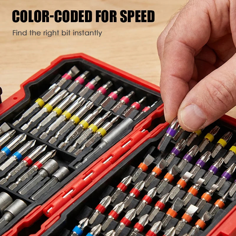 ❄️summerfresh 49% Off!🔧83-piece S2 Driver Bit Set – One Organised Kit For Everyday Diy