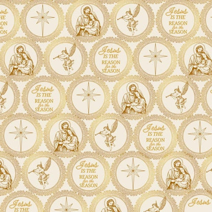 ✝️ Jesus Is The Reason For The Season🎄🎁Christian Christmas Wrapping Paper