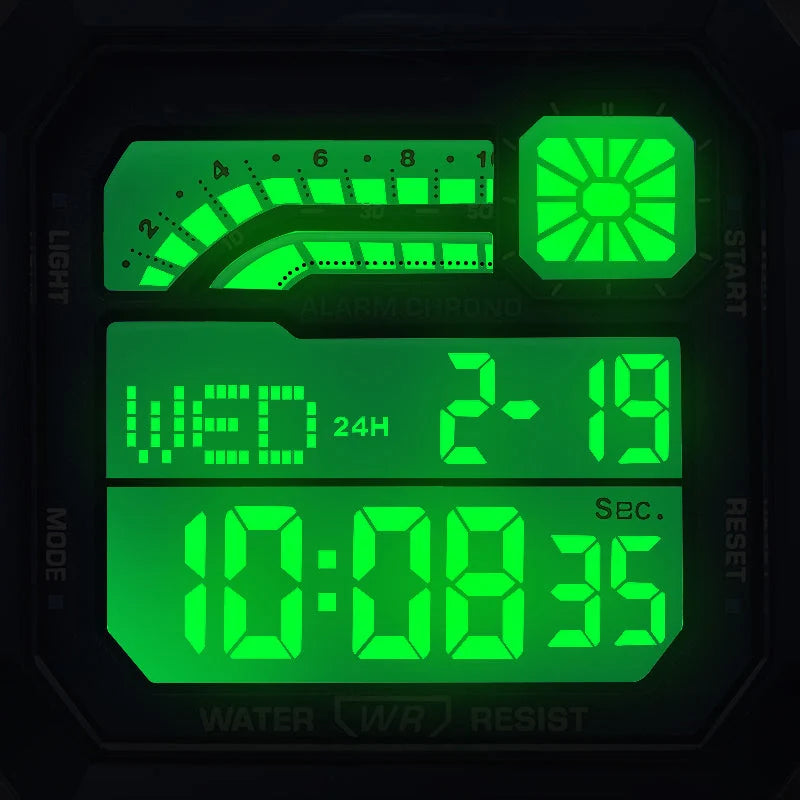 📢48% Off Now! ⌚ Unisex Digital Watch With Square Display & Luminous Backlight – Sleek Design, Bright Backlight & Comfortable Fit – Perfect For Daily Wear, Sports & Travel 💪