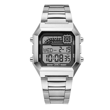 📢48% Off Now! ⌚ Unisex Digital Watch With Square Display & Luminous Backlight – Sleek Design, Bright Backlight & Comfortable Fit – Perfect For Daily Wear, Sports & Travel 💪