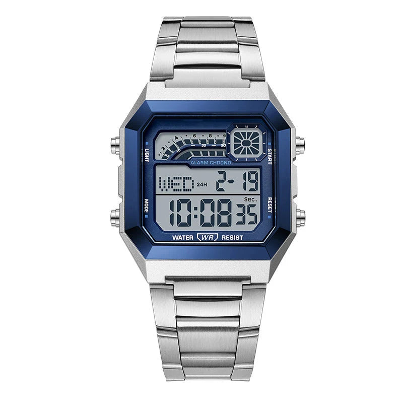 📢48% Off Now! ⌚ Unisex Digital Watch With Square Display & Luminous Backlight – Sleek Design, Bright Backlight & Comfortable Fit – Perfect For Daily Wear, Sports & Travel 💪
