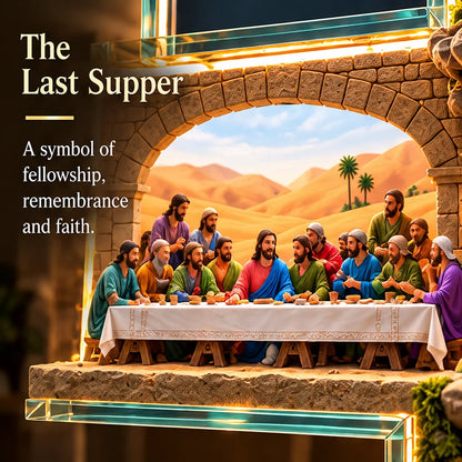 ✝️🙏✝️ The Story of Jesus LED Cross Lamp ✨ 6 Biblical Scenes & Meaningful Christian Gift
