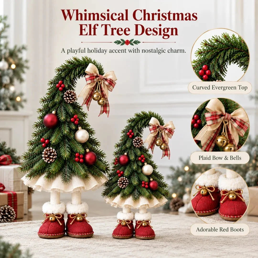 🔥Hot Sale 50% OFF🔥🧝 Playful Christmas Elf Tree Decoration