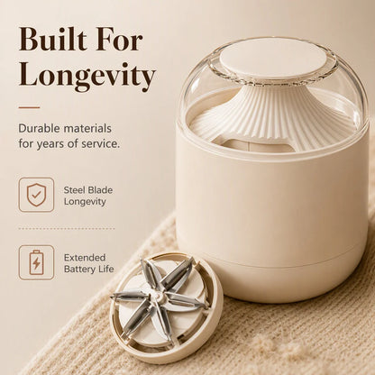 Compartmentalized Magnetic Suction Lint Remover
