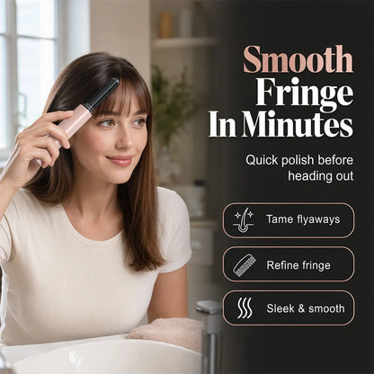 👩Shape hair in 3 seconds! Create gorgeous hairstyles anytime anywhere. 💁Portable Wireless Mini Bang Styling Comb