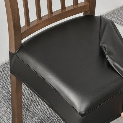 🪑 Waterproof Stretch PU Leather Dining Chair Seat Cover 💧