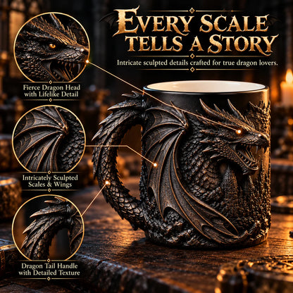🔥 Last Day 49% OFF 🐉 Dragonfire Heat-Reveal Magic Mug 🔥
