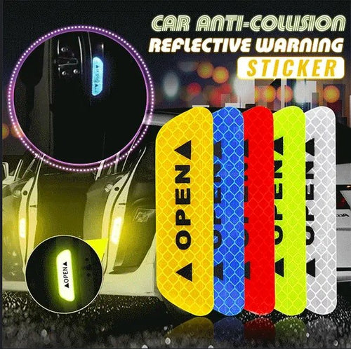 🚗Car Anti-collision Reflective Warning Sticker (4 PCS)