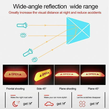 🚗Car Anti-collision Reflective Warning Sticker (4 PCS)