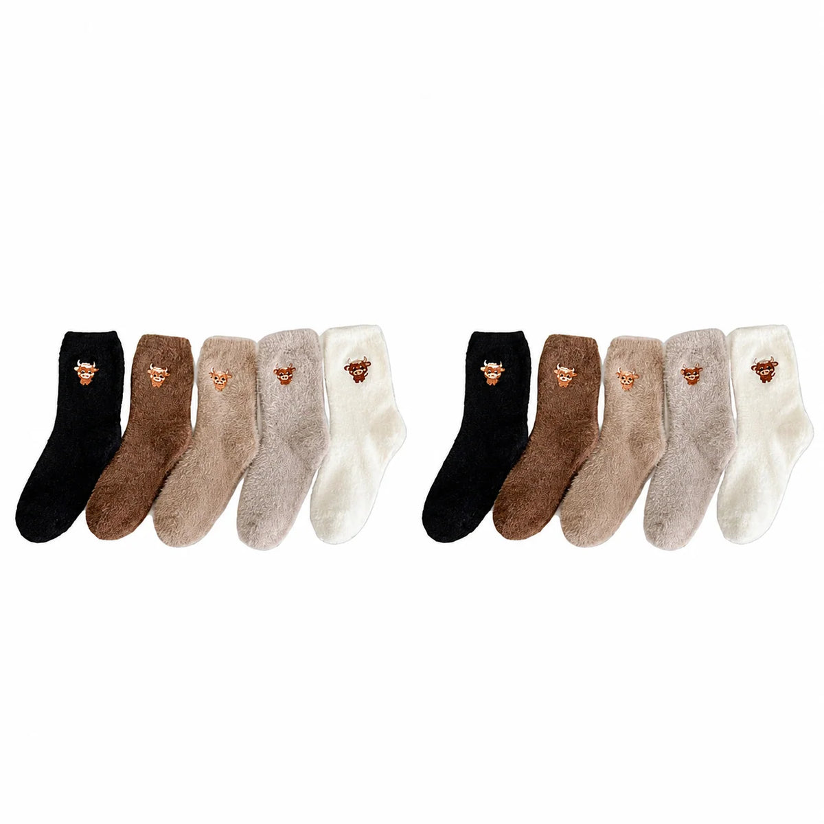 🧦✨ 49% OFF! Cute Cow Slipper Socks