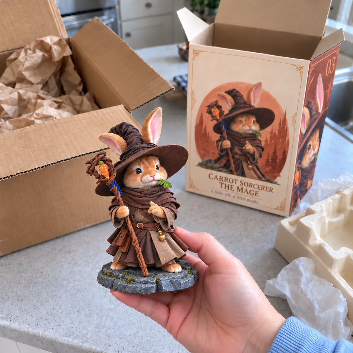 Collection of fantasy animal figures 🐾⚔️