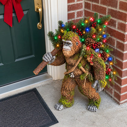 🎄 Woodland Sasquatch – Lighted Christmas Porch Decor