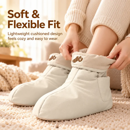 USB-Heated Foot Warmer Boots – Waterless Electric Foot Warmers