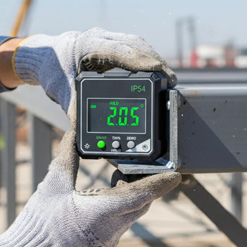 📐IP54 Waterproof Magnetic Digital Angle Gauge – Precise, Hands-free, Tough ✨