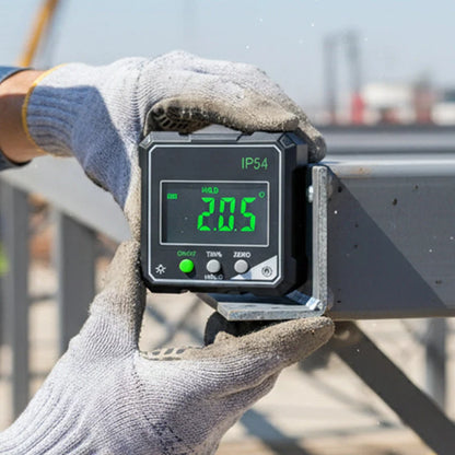 📐IP54 Waterproof Magnetic Digital Angle Gauge – Precise, Hands-free, Tough ✨