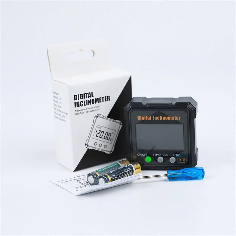 📐IP54 Waterproof Magnetic Digital Angle Gauge – Precise, Hands-free, Tough ✨