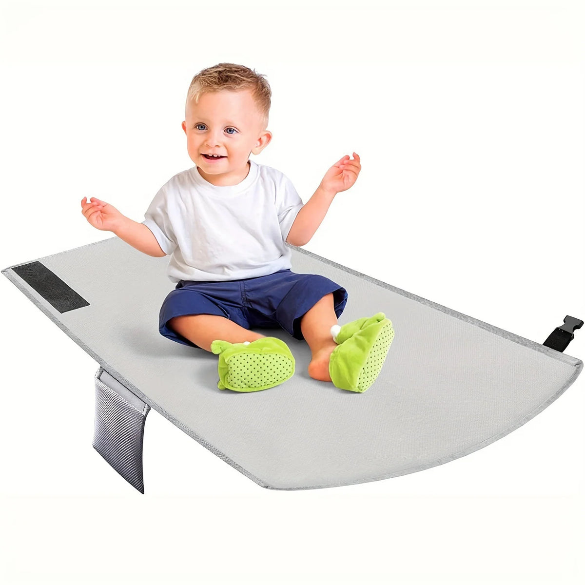 ✈️ Kids’ Airplane Seat Extender – Foldable Travel Leg Rest, No Inflation Needed 🚀