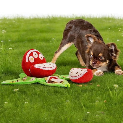 🐶Orange Hide-and-Seek Plush Dog Toys