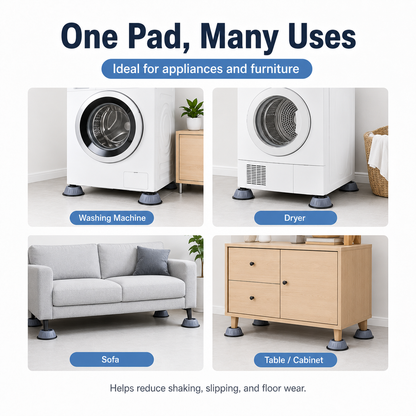 4PCS Anti-Vibration Non-Slip Washer Pads