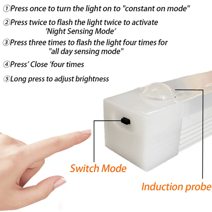💡Punch-free Smart Sensor Magnetic Rechargeable LED Lights